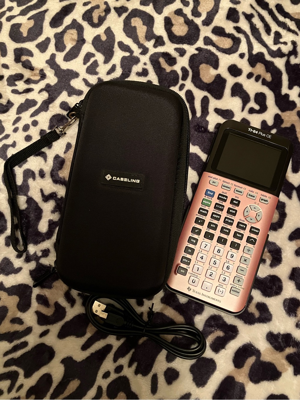 Texas Instruments TI-84 Plus
CE Color Graphing Calculator, Rose Gold (Metallic)